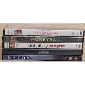 Lot of 5 Pre-owned Untested Mixed Genre Dvds Movies